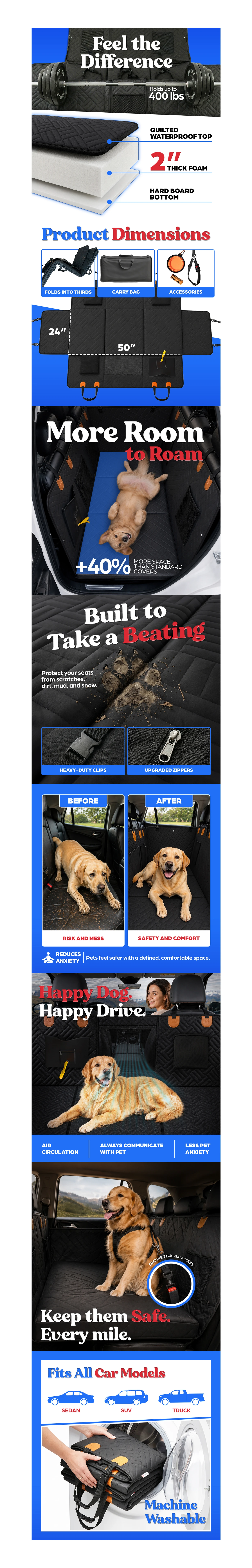 PetSmart Dog Backseat Cover - 2